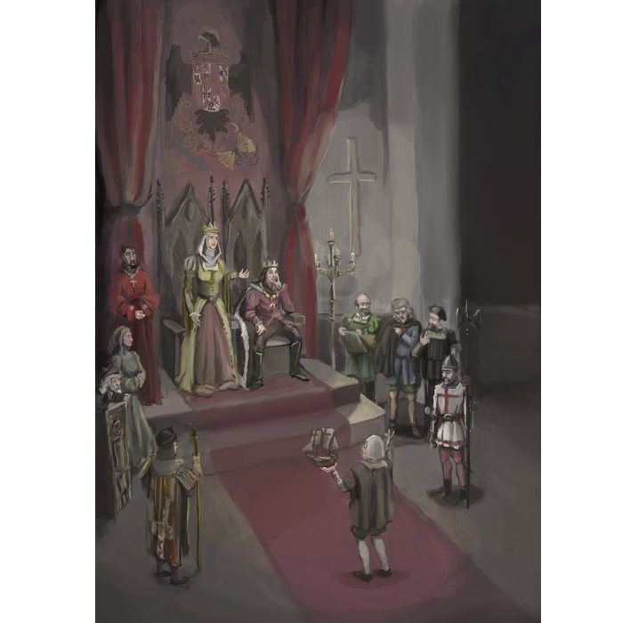 reyes catolicos_boceto_colon